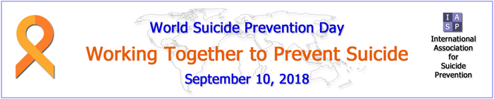 World Suicide Prevention Day Banner 2018