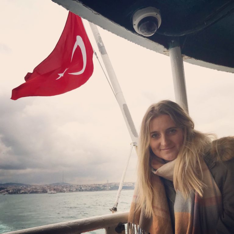 Agnieszka in Istanbul