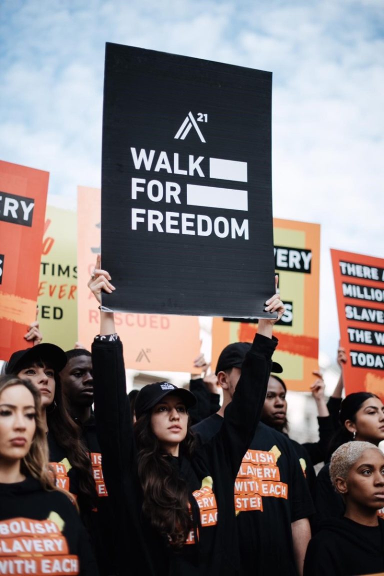 Walk For Freedom: anti-human trafficking walk