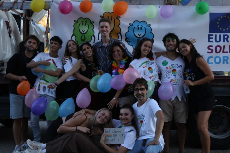 How to be gay in Thessaloniki, The group picture shows us on the Pride Thessaloniki 2021