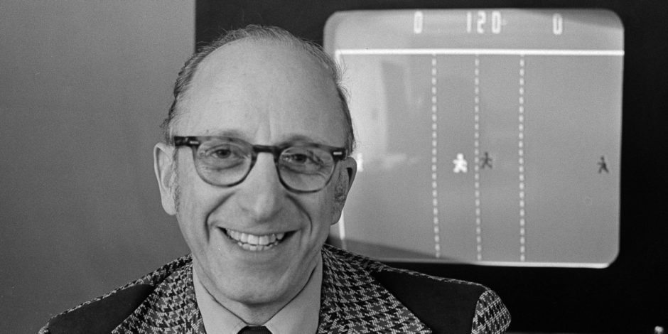 Ralph Baer, father of video games, 1977. 