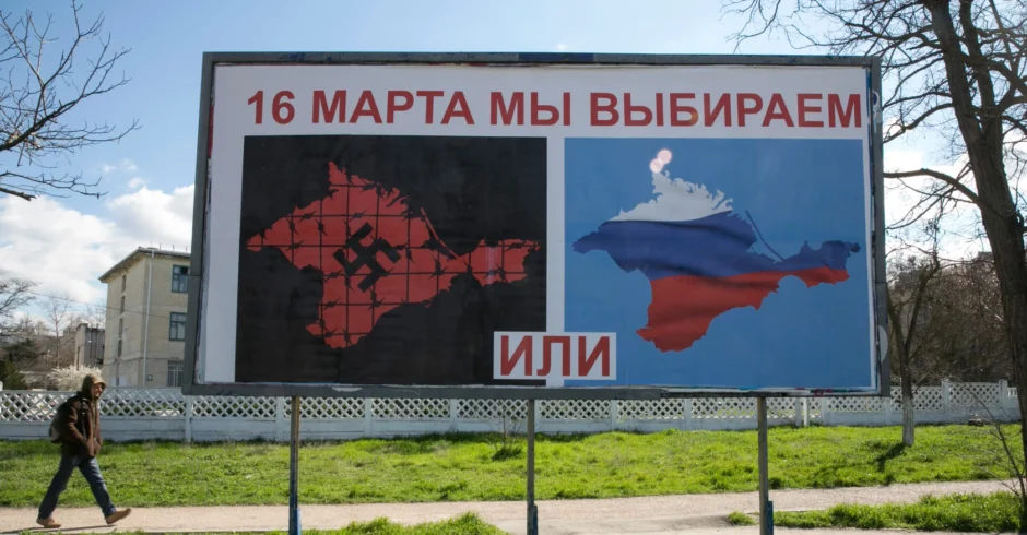 Election poster in Russia